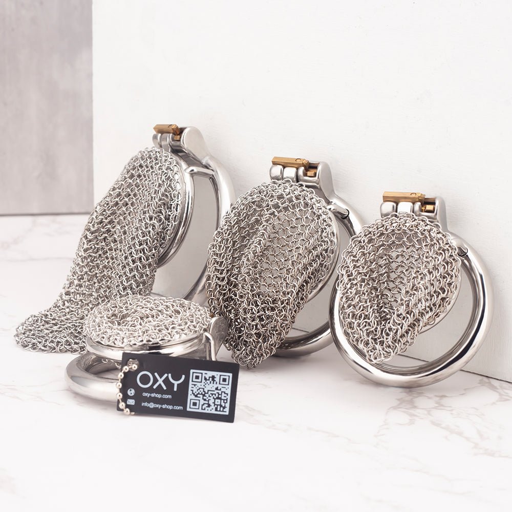 CH50 - Lancelot Chastity Cage - Mesh Cock Cage - Oxy-shop