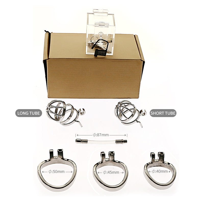 Chastity Discovery Set - Locked in Steel - Oxy-shop