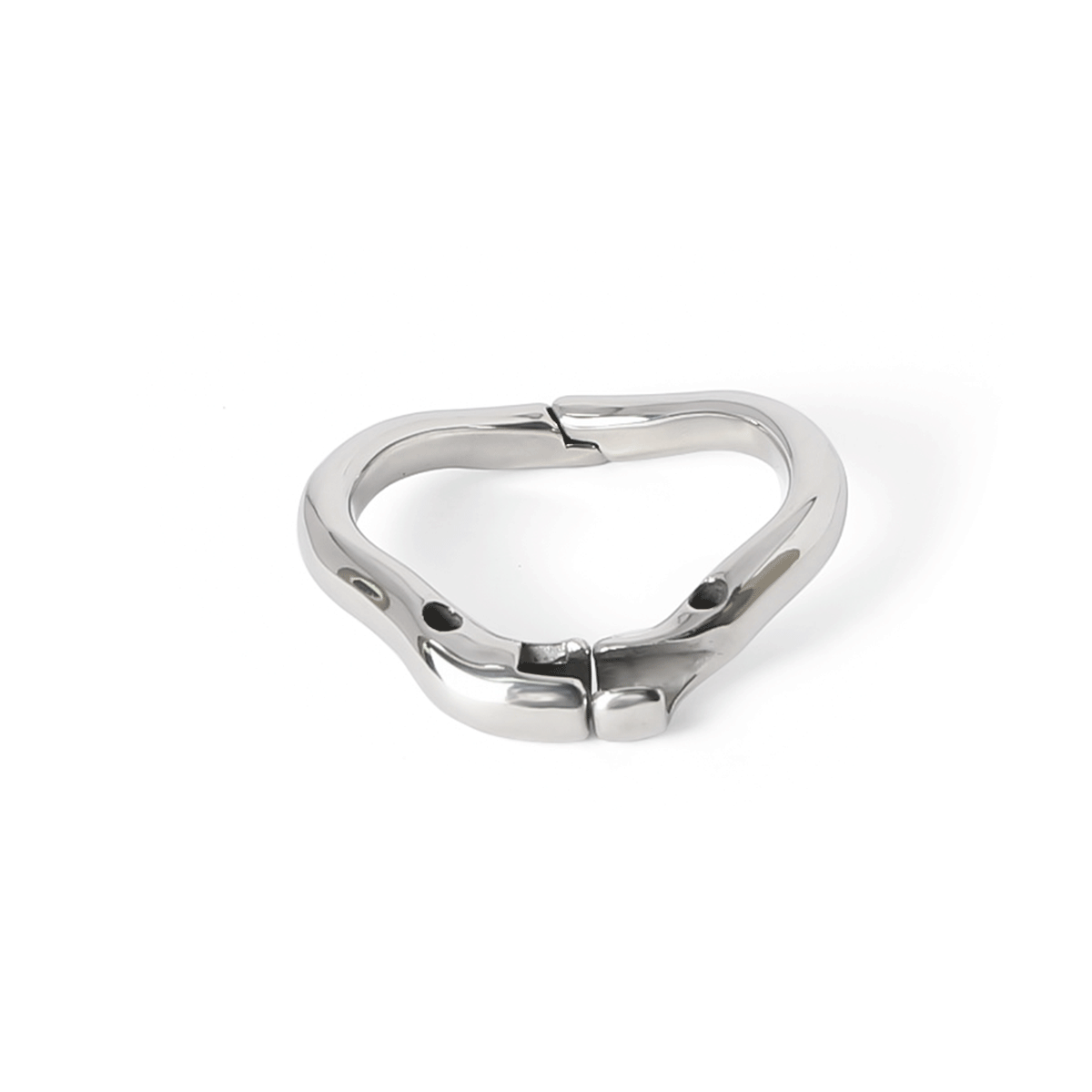 NC02 Steel Device – Curved Base Ring (2.55" Length)
